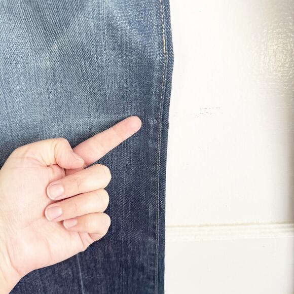 7 For All Mankind Medallion Pocket Bootcut Jeans Women’s Size 26 Embellished - Picture 10 of 12